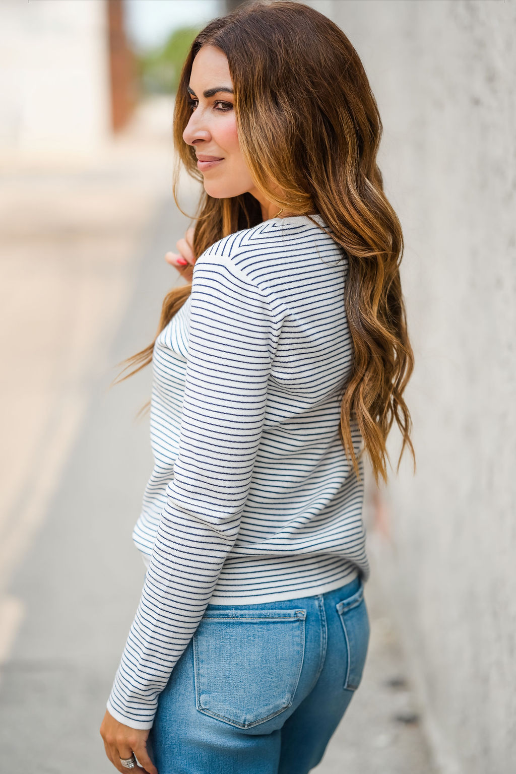 Striped Sweater Tee