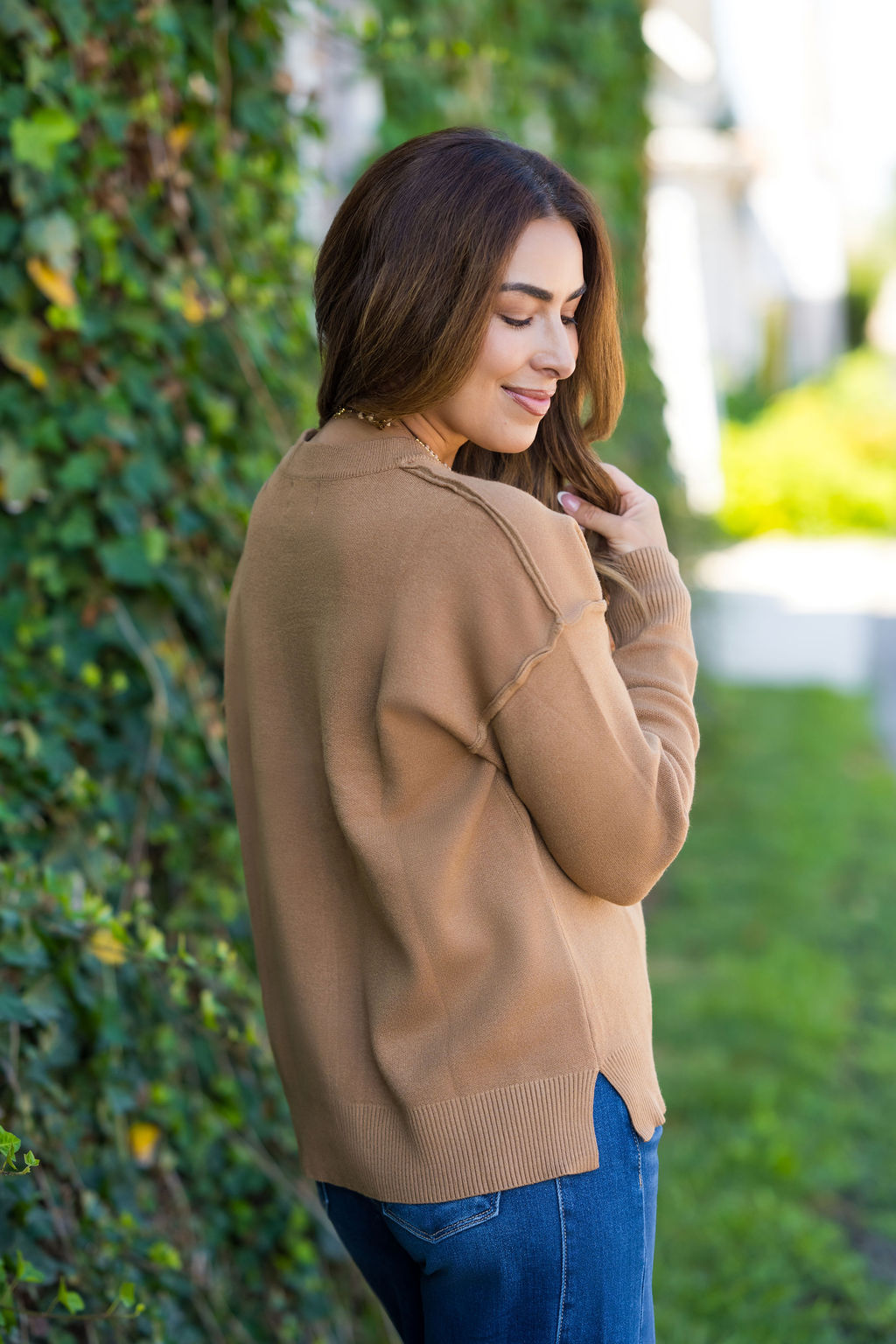 Front Seam Sweater