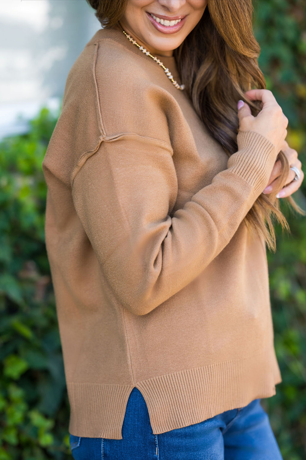Front Seam Sweater
