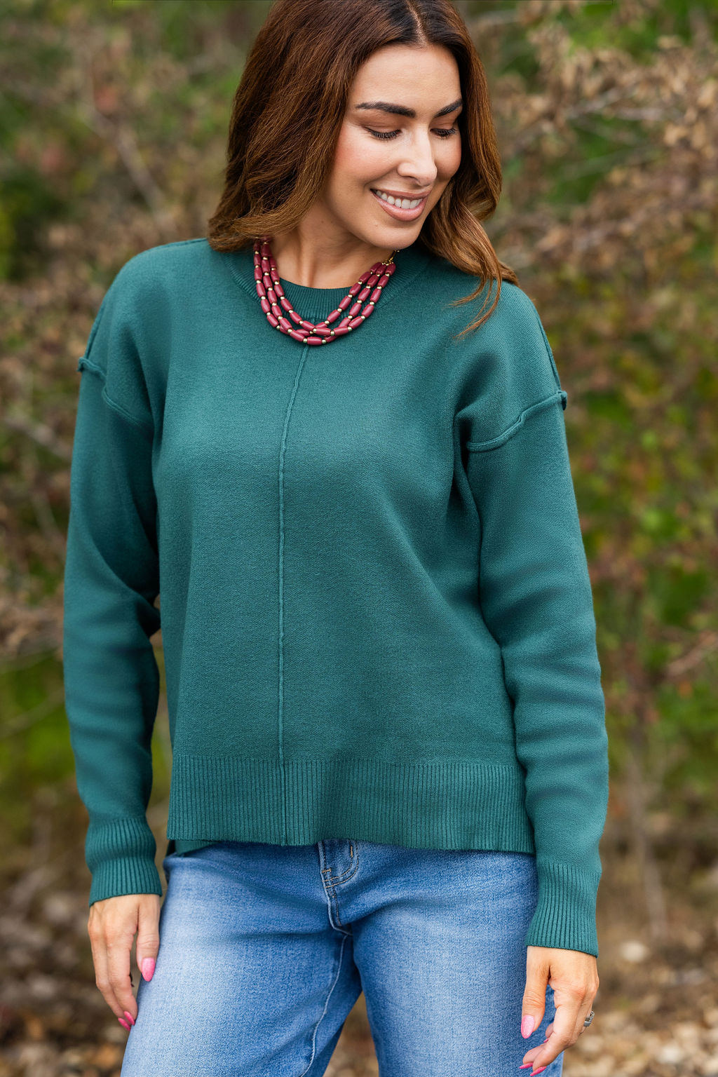 Front Seam Sweater