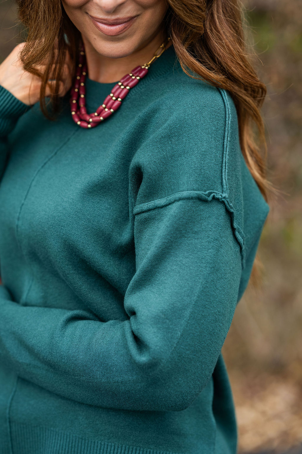 Front Seam Sweater