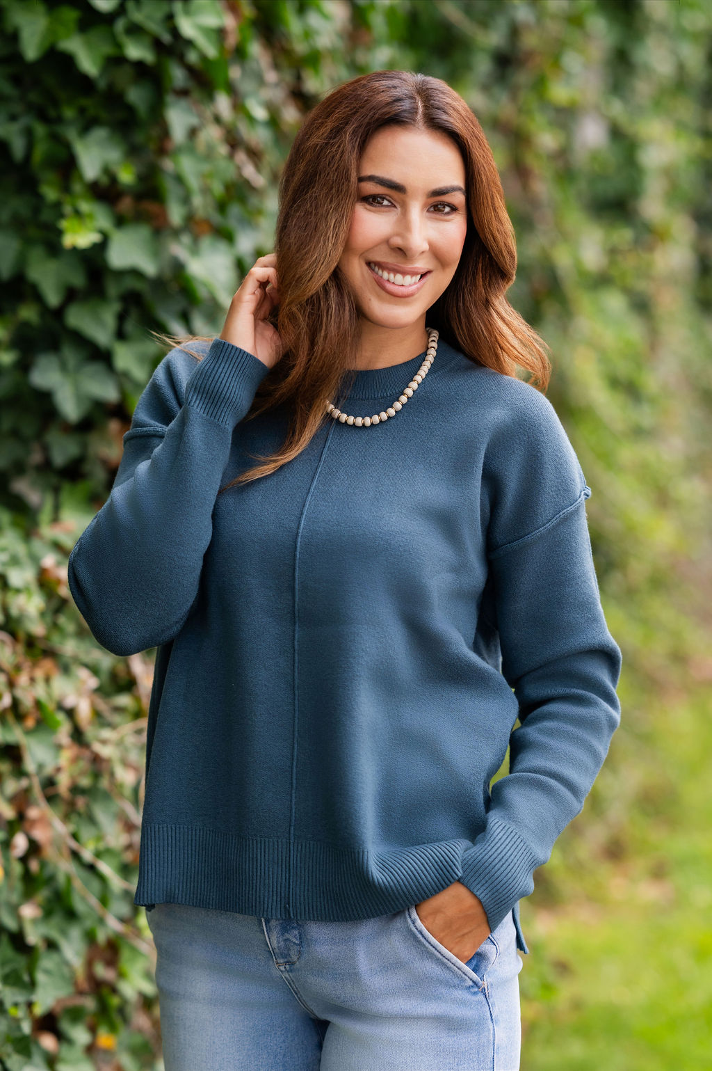 Front Seam Sweater