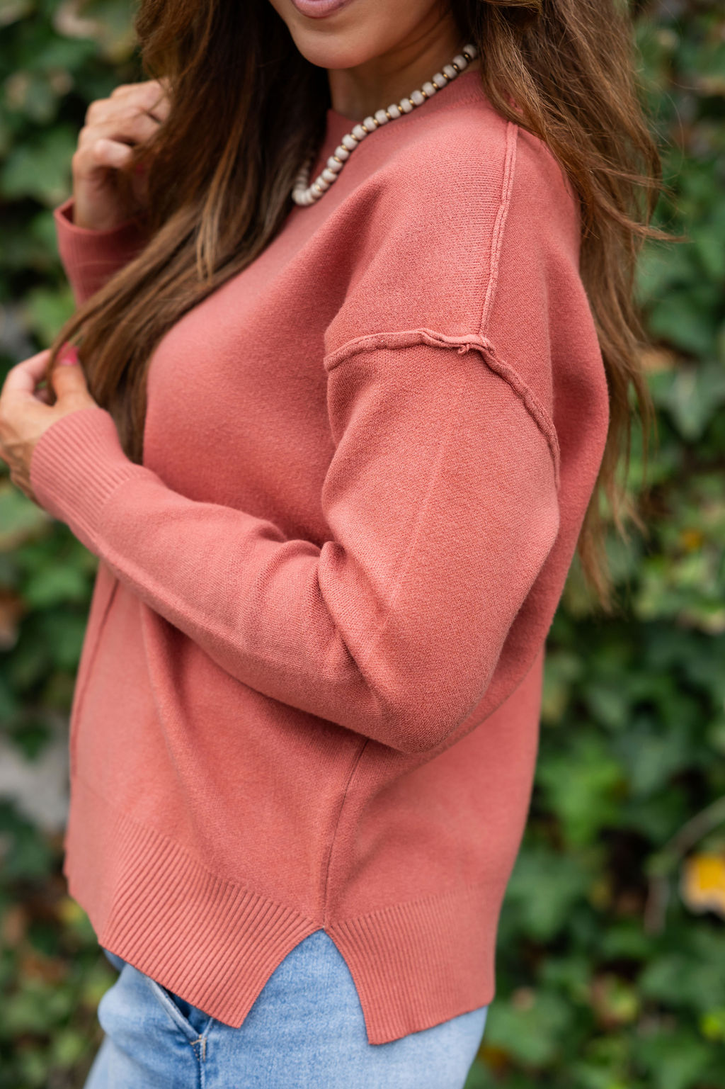 Front Seam Sweater