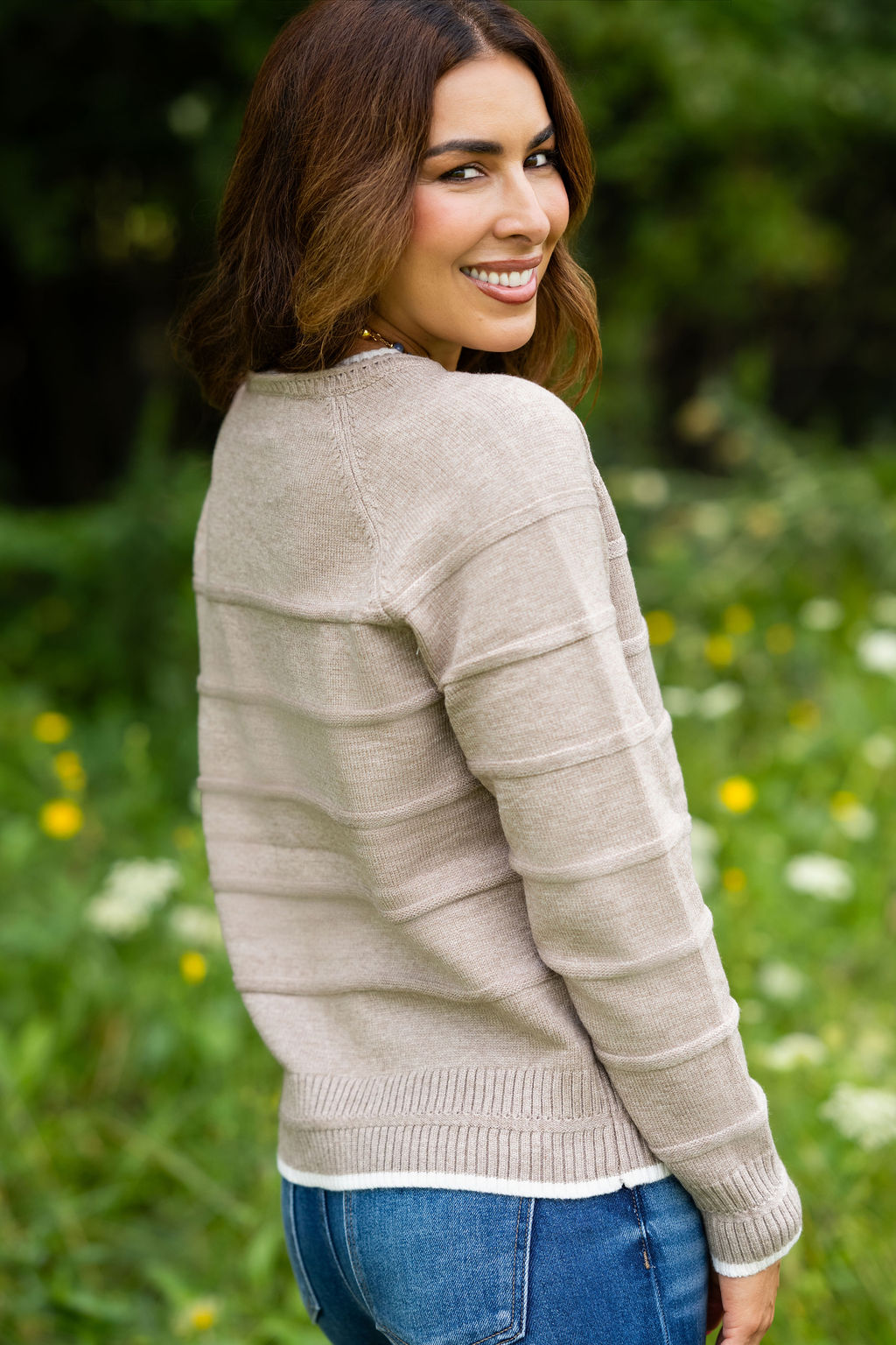 Textured Knit Sweater