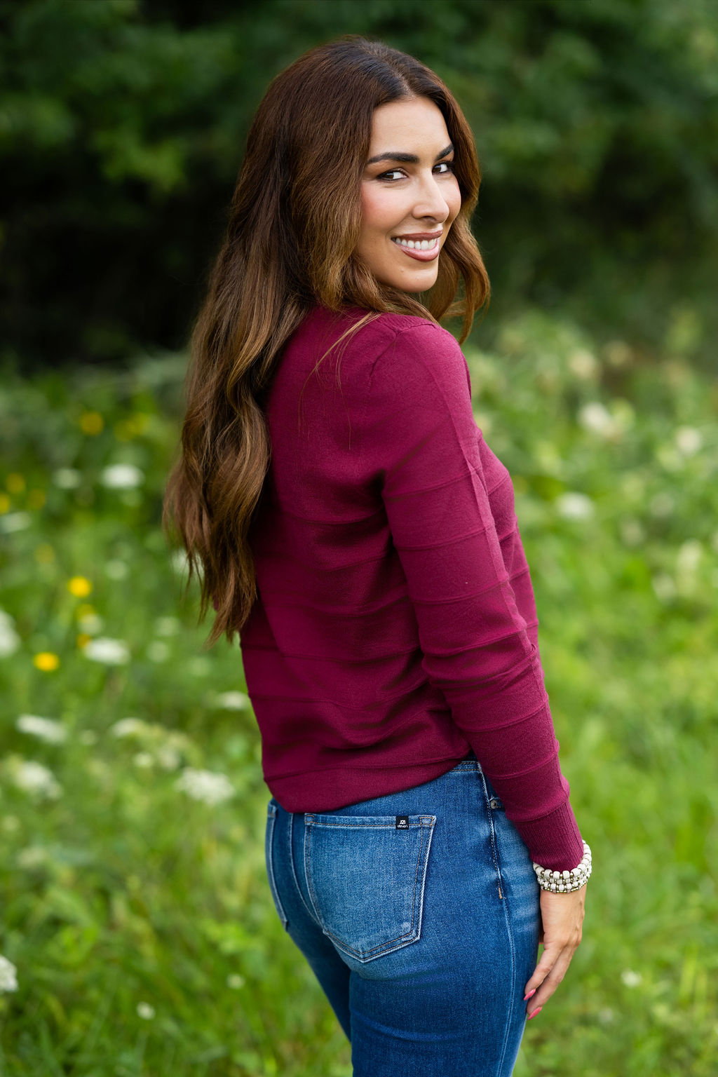 Textured Detail Sweater