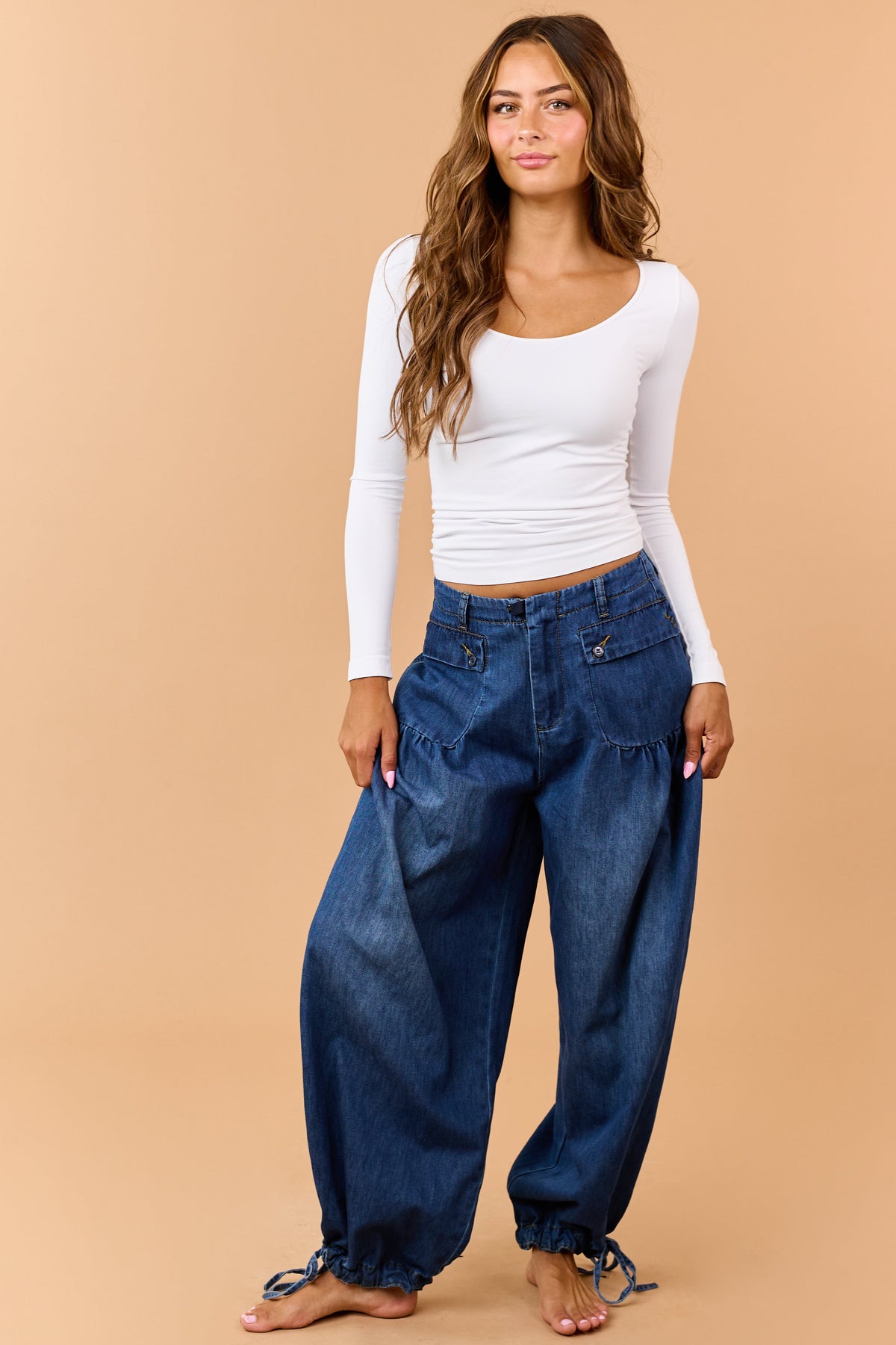 Scoop Neck Jersey Top